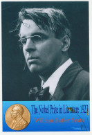 Postal Stationery China 2009 William Butler Yeats - Literature - Nobelprijs