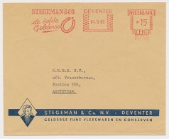 Meter Cover Netherlands 1965 Sausage - Meat Products - Deventer - Food