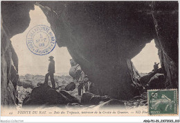 ADQP10-29-1008 - POINTE DU RAZ - Baie De Trépassés - Intérieur De La Grotte Du Gravier - La Pointe Du Raz