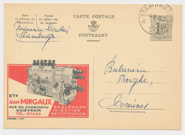 Publibel - Postal Stationery Belgium 1956 Engine - Andere & Zonder Classificatie