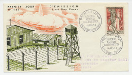 Cover / Postmark France 1956 Concentration Camp Natzwiller - Obelisk - WW2