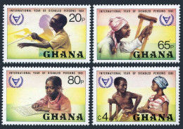 Ghana 777-780,MNH.Mi 916-919. International Year Of Disabled IYD-1982. - Voorafgestempeld