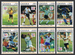 Ghana 1607-1614,as Lightly Hinged.Michel 1884-1891. World Soccer Cup USA-1994. - Prematasellado