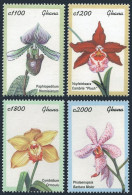 Ghana 2264-2267,2268 Sheet Of 6,2270 Sheet,MNH. Orchids,2001. - VorausGebrauchte