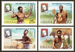 Ghana 708a-708d,MNH.Michel 817-820. Sir Rowland Hill,1979.Elephant Staff,Drummer - Prematasellado