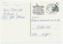 Card / Postmark Germany 1991 Bird - Parrot - Araguacema Brazil - Otros & Sin Clasificación