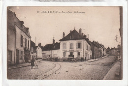 CPA :  14 X 9  -  ARNAY-le-DUC  -  Carrefour St-Jacques - Arnay Le Duc
