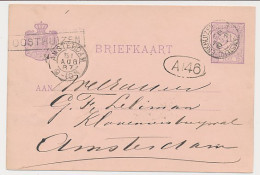 Trein Haltestempel Oosthuizen 1887 - Briefe U. Dokumente