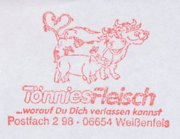 Meter Cut Germany 1997 Cow - Pig - Farm