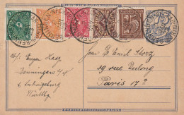 Allemagne Entier Postal Inflation Benningen 1923 - Briefkaarten