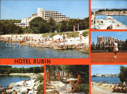 72539309 Porec Hotel Rubin Tennisplatz Schwimmbad Minigolf Croatia - Croatie