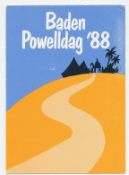 Meter Postcard Netherlands 1988 Dutch Scouting - Baden Powell Day 1988  - Autres & Non Classés