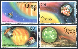 Ghana 682-685, 686, MNH. Mi 787-790,Bl.79. Pioneer Venus Space Project, 1979. - Precancels