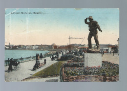 CPA - Royaume-Uni - Lifeboat Memorial, Margate - Circulée (plis) - Margate