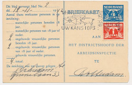 Arbeidslijst G. 18 Schiedam - Rotterdam 1942 - Entiers Postaux