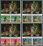 Ghana 323-326 Pair/label,326a Sheet,MNH. Cocoa Production,1968.Beans.Microscope. - Voorafgestempeld