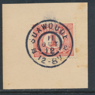 Grootrondstempel Suawoude 1912 - Postal History