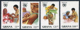 Ghana 1051-1054,MNH.Mi 1182-1185. UNICEF Universal Immunization Campaign,1988. - VorausGebrauchte