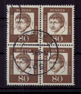 Bund Michel Nummer 359 Y Gestempelt Viererblock - Other & Unclassified