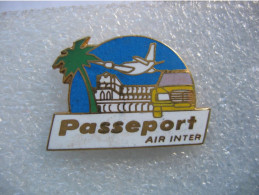 Pin's PASSEPORT Air Inter - Aviones