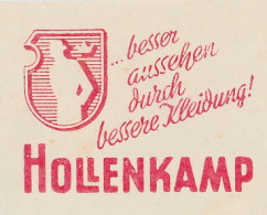 Meter Cover Deutsche Reichspost / Germany 1939 Look Better With Better Clothes - Kostums