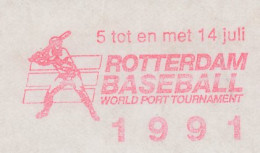 Meter Cut Netherlands 1991 Rotterdam Baseball World Port Tournament 1991 - Otros & Sin Clasificación