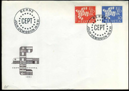 FDC - Switzerland Europa CEPT 1961 - 1961