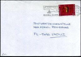 Cover To Vaduz, Liechtenstein - Brieven En Documenten
