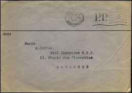 Cover To Lausanne - Covers & Documents