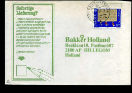 Cover To Hillegom, Netherlands - Bakker Holland - Brieven En Documenten