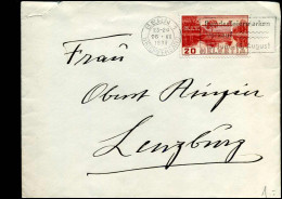 Cover To Lenzburg - Lettres & Documents