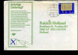 Cover To Hillegom, Netherlands - Bakker Holland - Lettres & Documents