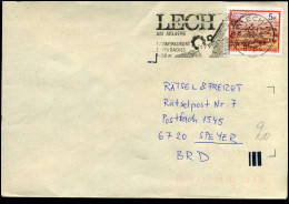 Cover To Speyer, Germany - Lettres & Documents