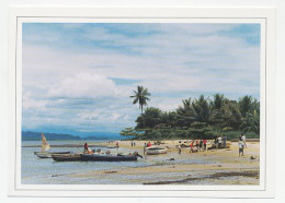 Postal Stationery Gabonese 1998 Fishermen - Cocobeach - Fische
