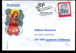 Cover To Lausanne, Switzerland - Cartas & Documentos
