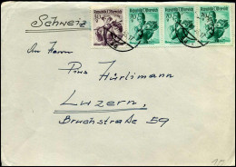 Coverfront To Luzern, Switzerland - Lettres & Documents