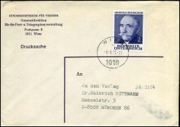 Cover To München, Germany - "Bundesministerium Für Verkehr, Generaldirektion Für Die Post. U. Telegraphenverwaltung" - Cartas & Documentos