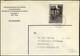 Cover To München, Germany - "Bundesministerium Für Verkehr, Generaldirektion Für Die Post. U. Telegraphenverwaltung" - Lettres & Documents