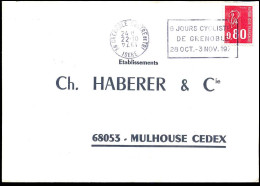 Cover To Mulhouse - "Ch. Haberer & Cie" - Brieven En Documenten