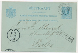 Reuver - Trein Haltestempel Roermond 1888 - Brieven En Documenten