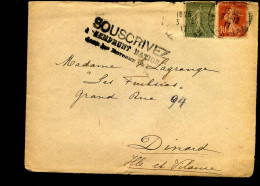 Cover To Dinant, Belgium - Lettres & Documents
