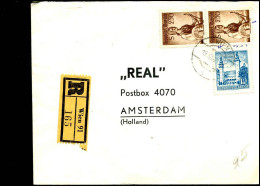 Cover To Amsterdam, Netherlands - Cartas & Documentos