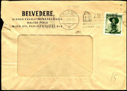 Cover - "Belvedere - Wiener Krawattenerzeugung" - Lettres & Documents