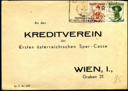 Cover To Kreditverein Der Ersten österreichischen Spar-Casse, Wien - Briefe U. Dokumente