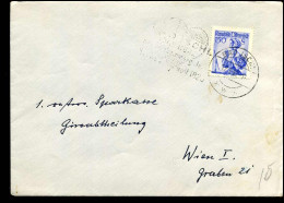 Cover To  Wien - Lettres & Documents