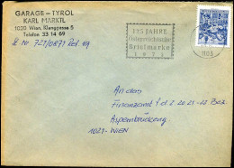 Cover - "Garage - Tyrl, Karl Marktl, Wien" - Lettres & Documents