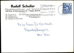 Cover - "Rudolf Schuller, Pferdefleischhauer Un Selcher, Wien" - Covers & Documents