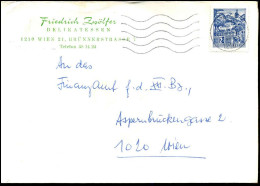 Cover - "Friedrich Zwölfer, Delikatessen, Wien" - Brieven En Documenten