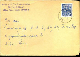 Cover - "Arch. Und Stadtbaumeister Richard Rohr, Wien" - Storia Postale