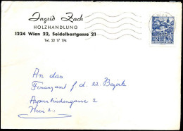 Cover - "Ingrid Zach, Holzhandlung, Wien" - Covers & Documents